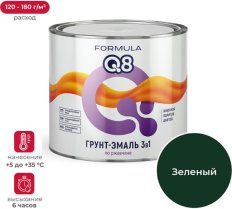 Грунт-эм ржав FORMULA Q8 1,9кг зеленая